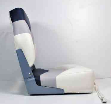 Сиденье Для Катера Лодки Яхты Premium Folding Seat Серо-Черно-Белое Днепр