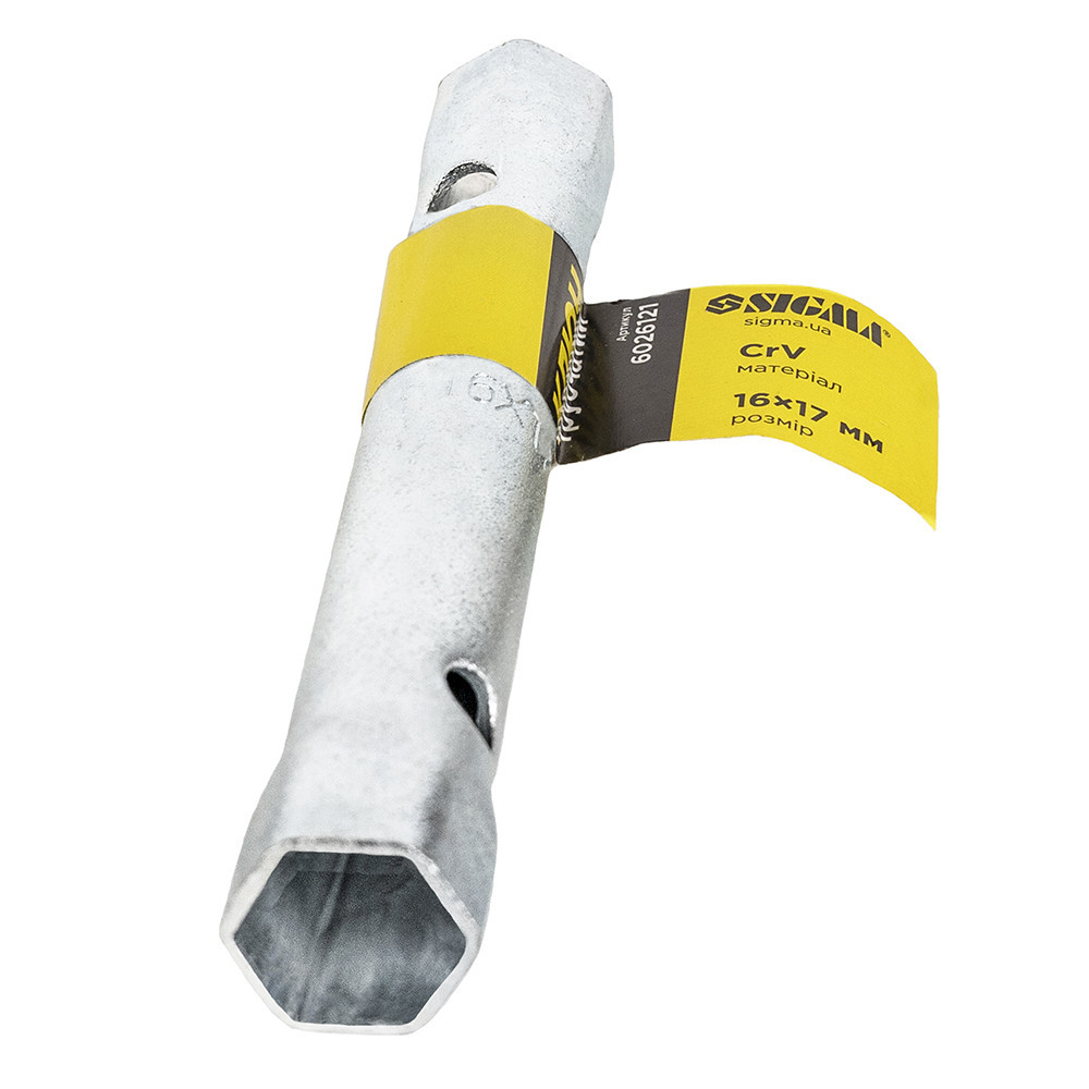 Ключ трубчастий 16×17мм SIGMA (6026121) Київ - фото 3