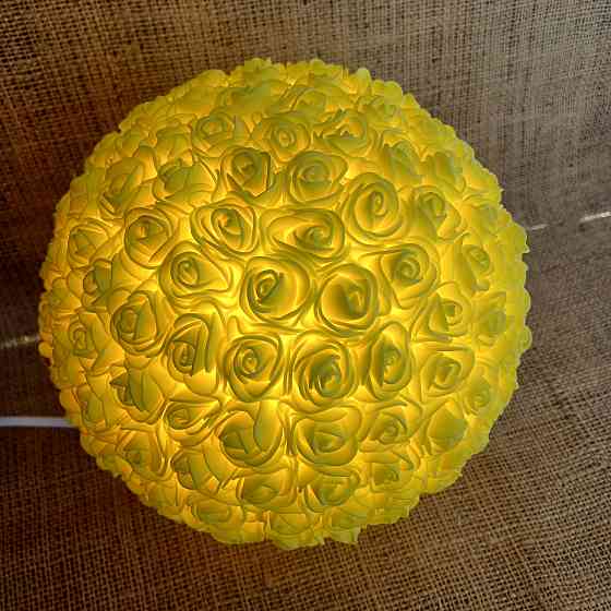 Світильник-нічник "Букет жовтих троянд" Дніпро