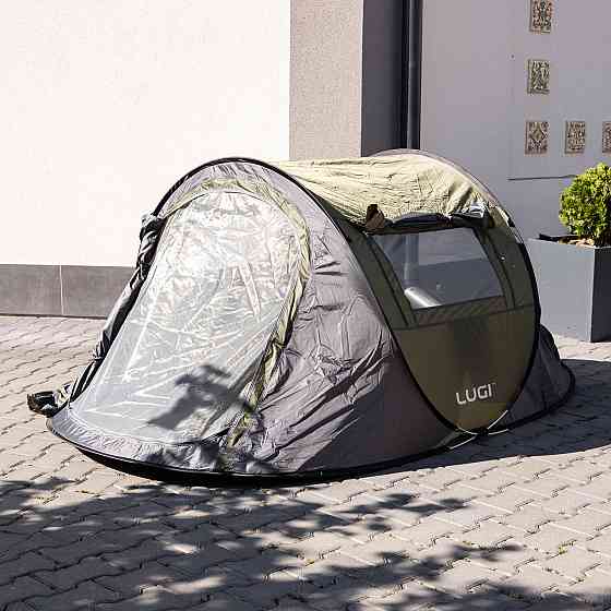 Lugi Намет туристичний 245×145×100 (см) кемпінговий для риболовлі 2 х місний Зелений LU-030GR Киев