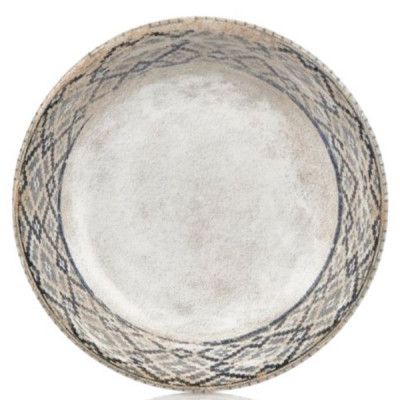 Тарілка By Bone серія "Rug" кругла 21 см (RUG-ZT-21-DZ) Вінниця - фото 1