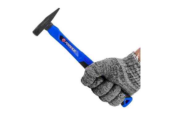 Молоток слюсарний із фібергласовою ручкою та гумовою протиковзною накладкою (100 г) FORSAGE F-T7601 Одеса