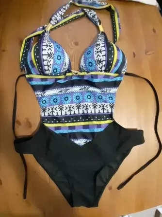 Суцільний жіночий купальник XL різнобарвний Київ