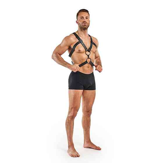 Портупея Bedroom Fantasies: Rocco Bondage Harness, чорна Sex Aura Київ