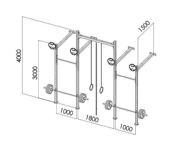 Кроссфит станция V`Noks EXO 4-2 W Киев