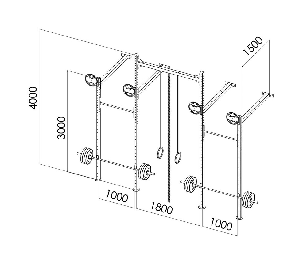 Кроссфит станция V`Noks EXO 4-2 W Киев - изображение 5