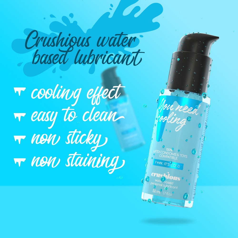 Охлаждающий лубрикант на водной основе Crushious Your Need Cooling, 50 мл Sex Aura Киев - изображение 4