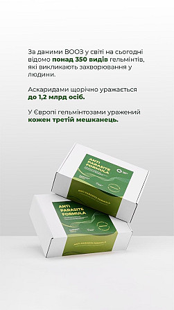 Бокс ANTI PARASITE FORMULA / КОМПЛЕКСНИЙ ПІДХІД ДО ЗАХИСТУ ОРГАНІЗМУ ВІД ПАРАЗИТІВ /ТМ Грін Віза Київ - фото 4