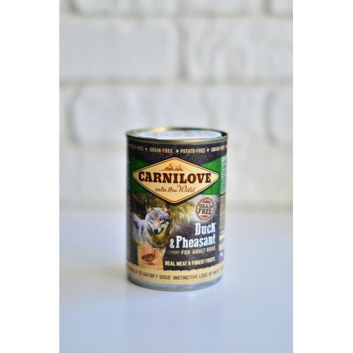 Корм вологий Carnilove Dog k консерви для собак з качкою та фазаном 400 г Київ - фото 6