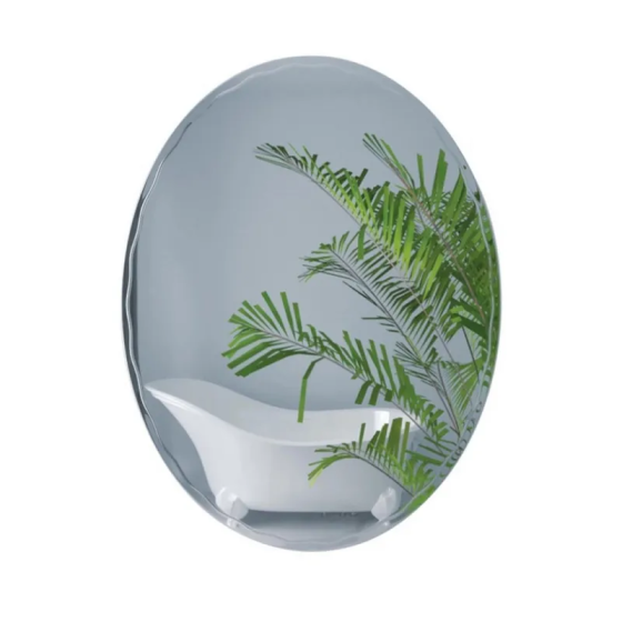 Дзеркало настінне Zerix FUSION MOZ02-450x600 овальне з декором   ( ZX5630 ) 34178 Харків