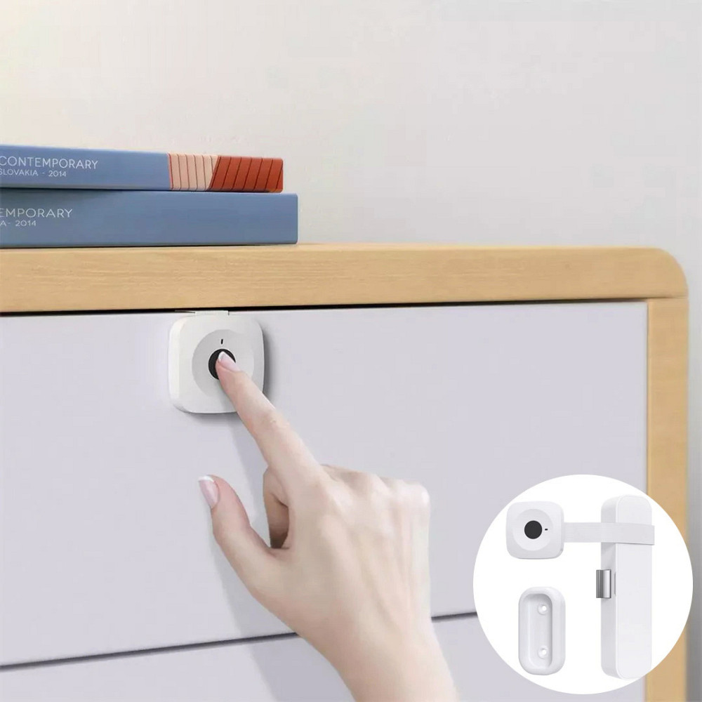 Меблевий замок з відбитком пальця Xiaomi Yeelock Fingerprint Drawer Cabinet Lock (ZNGS06YSB) Николаев - изображение 2
