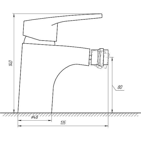 Змішувач для біде DOMINO SIRIUS DSV-106 Київ