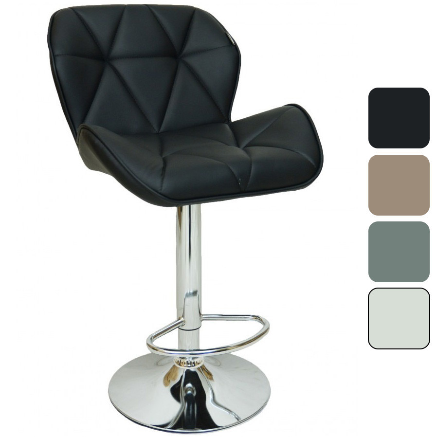 Барний стілець зі спинкою Bonro B-087 екошкіра регульований стільчик крісло для кухні, барної стійки Київ - фото 1