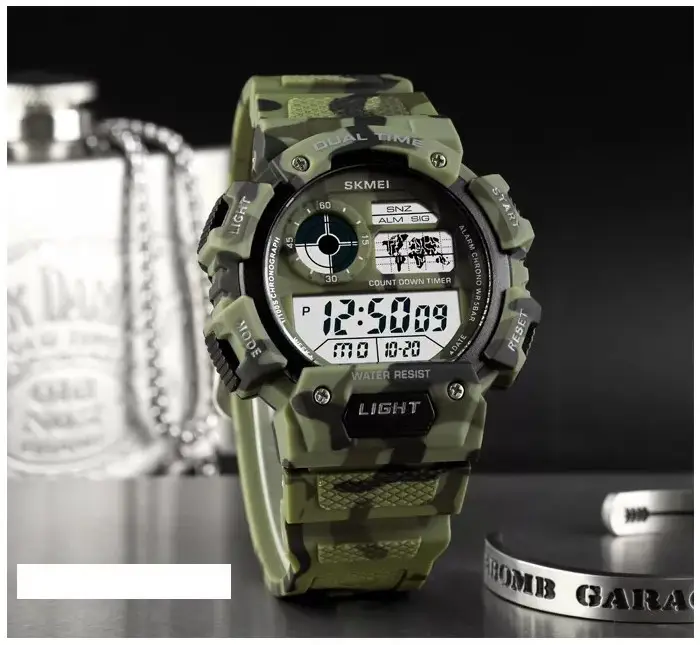Мужские спортивные часы Skmei 1723 (Камуфляж) Винница - изображение 5
