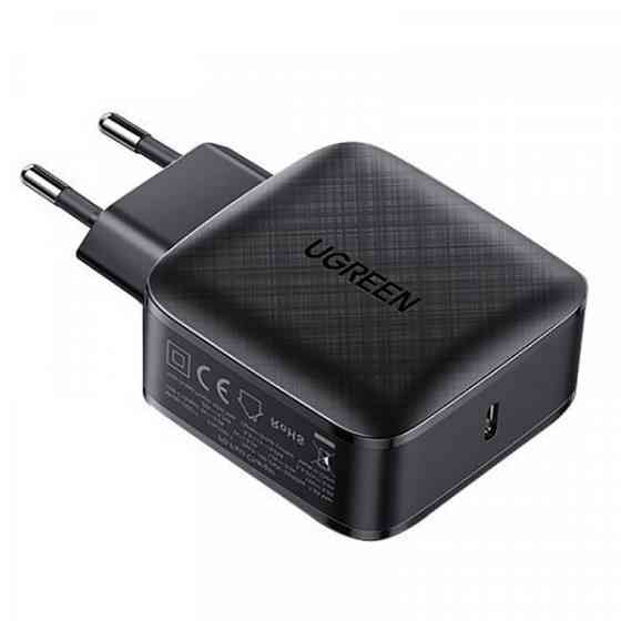 Зарядний пристрій 1xUSB 65W (1xType-C QC3) Tech Fast GAN Charger чорний CD217 Ugreen (70817) Киев