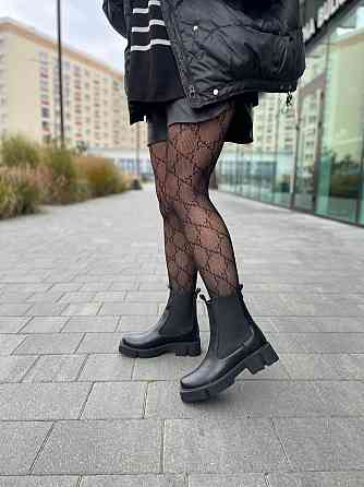 BIZONI Черевики жіночі BIZONI 215/1 чорні (зима, шкіра натуральна) (5646) 39 Коломыя