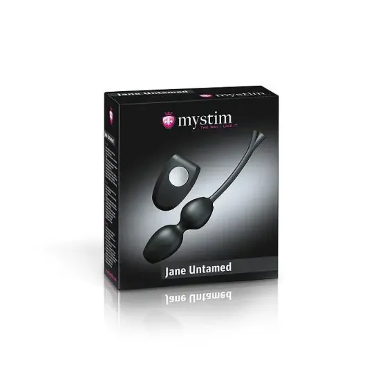 Вагінальні кульки для міостімуляції Mystim Jane Untamed Vibe з вібрацією і пультом ДК Львів