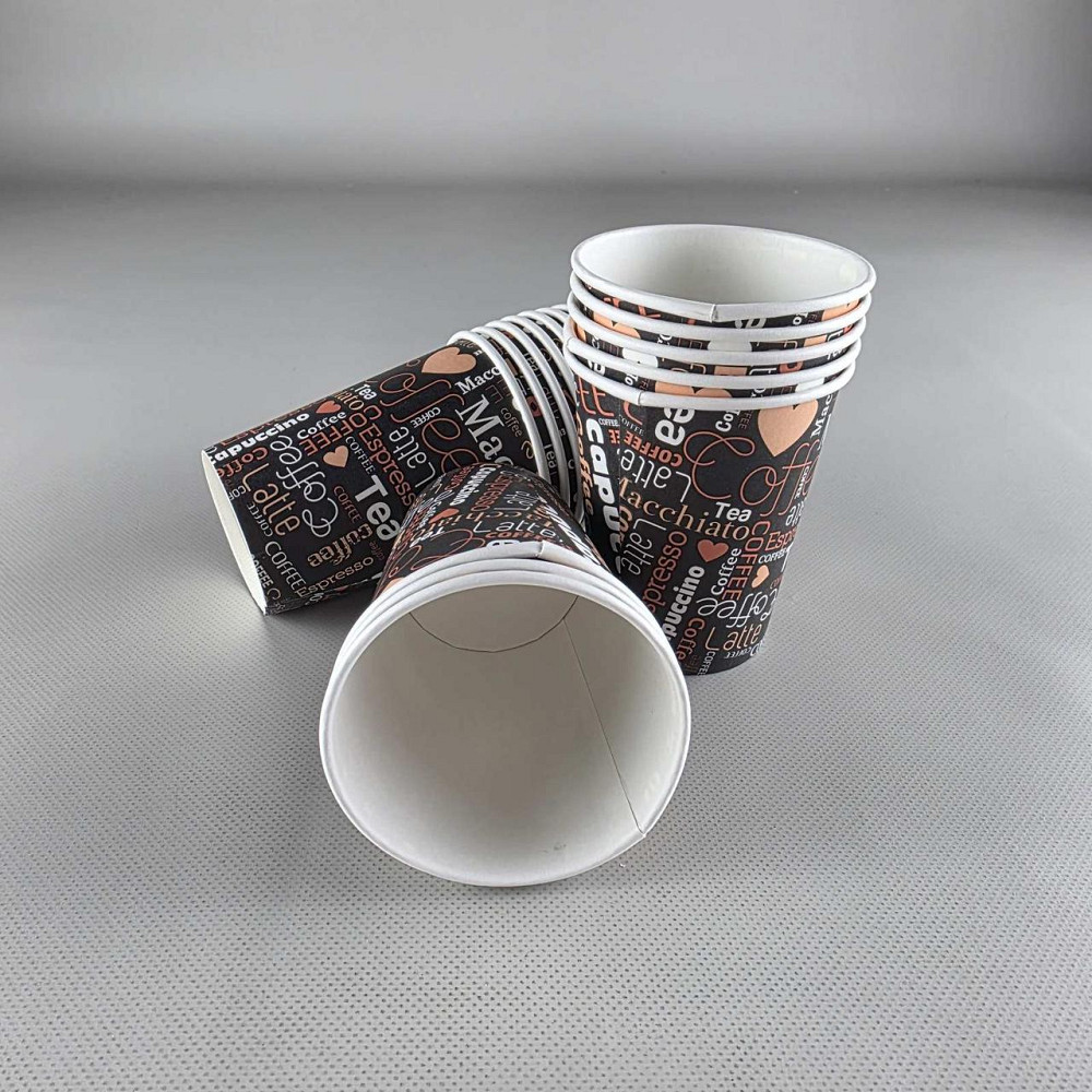 Стаканчики для кофе 250 мл Юнита COFFEE h9 (50 шт) Харьков - изображение 2