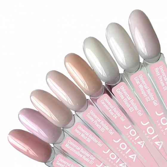 Універсальний моделюючий гель для нігтів рожевий 07 Marshmallow nude JOIA vegan 15 мл Київ