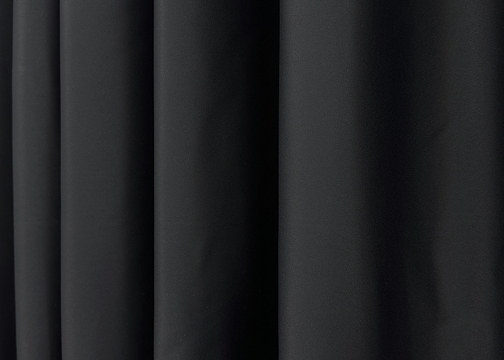 Комплект готових штор VR-Textil Блекаут Midnight № 1165ш Чорний 135х290 см 2 шт (39-910) Київ - фото 7