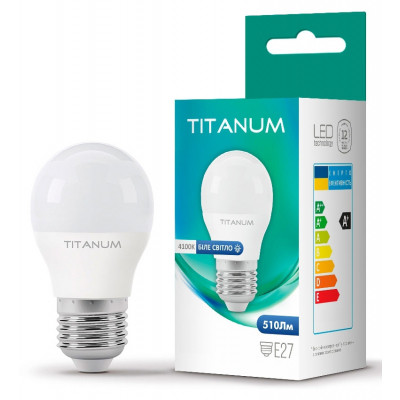 Лампочка TITANUM Filament G45 4W E27 4100K (TLFG4504274) Вінниця - фото 1