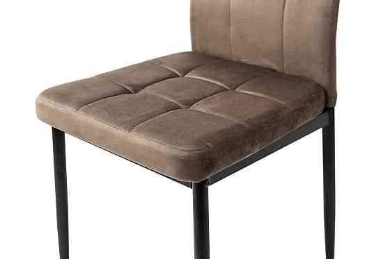 Стілець Айс, чорний/велюр тобакко Київ