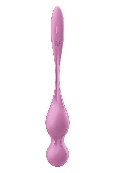 Смарт-шарики Кегеля Satisfyer Love Birds 1 с вибрацией, розовые Sex Aura Киев - изображение 2