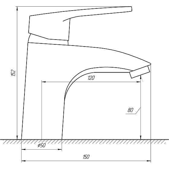 Змішувач для умивальника DOMINO SIRIUS DSV-401 Киев