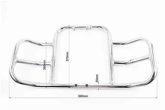 Дуга захисна "ХРОМ" з кріпленням к-кт Киев