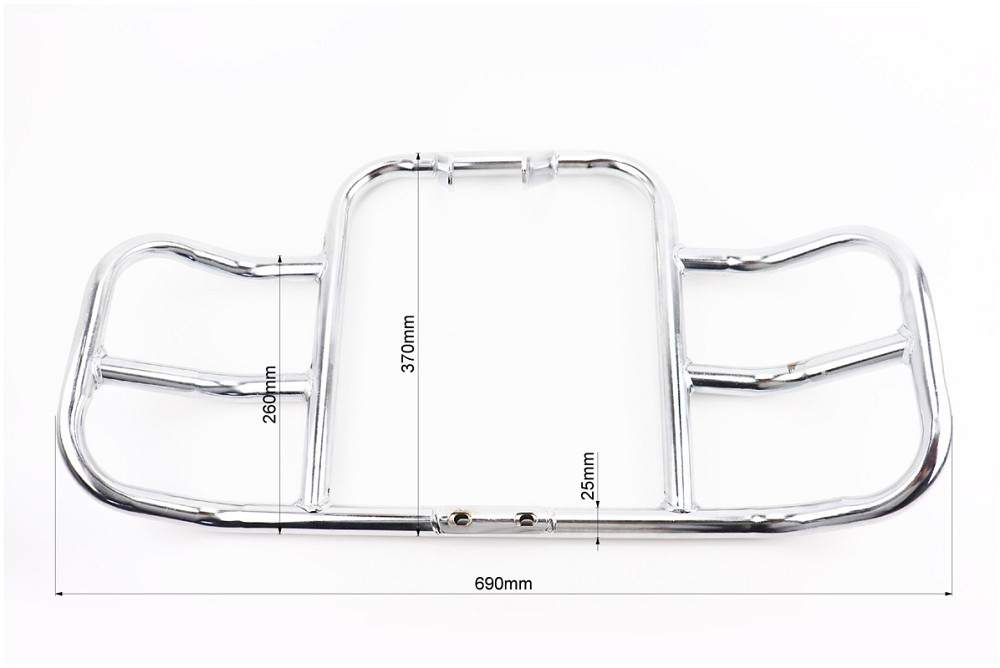 Дуга захисна "ХРОМ" з кріпленням к-кт Київ - фото 3