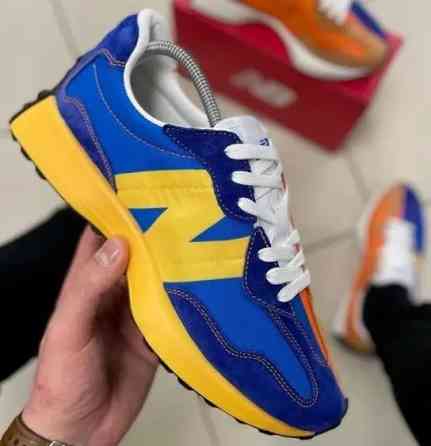 Чоловічі Сині Кросівки New Balance 327 Жовті Жовтогарячі Нью Баланс (розміри: 41,42,43,44,45,46) Відео Огляд Дніпро