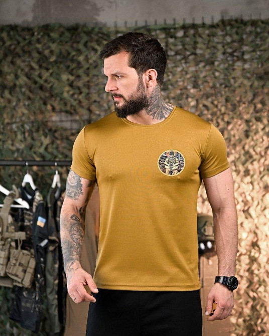 Тактична потовідвідна Футболка Небесна кара кайот ПП7893 Одеса - фото 2