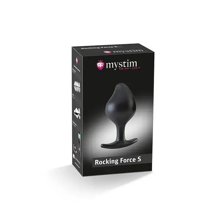 Силіконова анальна пробка Mystim Rocking Force S для електростимулятора, діаметр 3,7 см Львів - фото 5