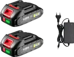 Акумулятор litowo-jonowy o dużej pojemności, , ładowarka 2x128VF-1 EU Київ - фото 1