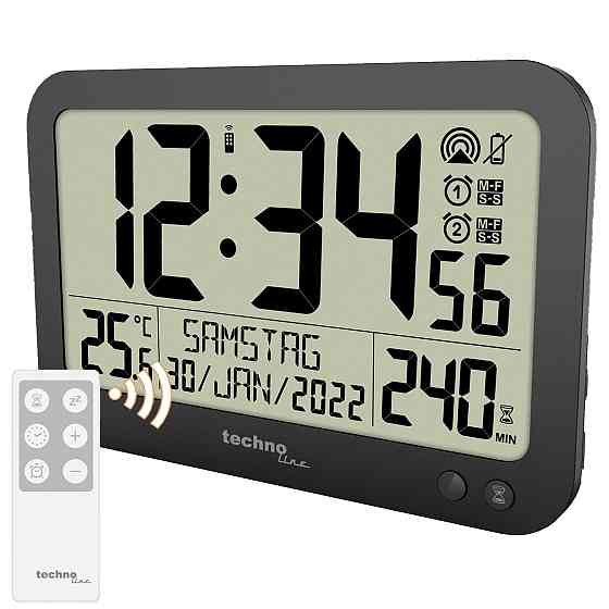 Годинник настінний Technoline WS8026 Black (WS8026) Київ