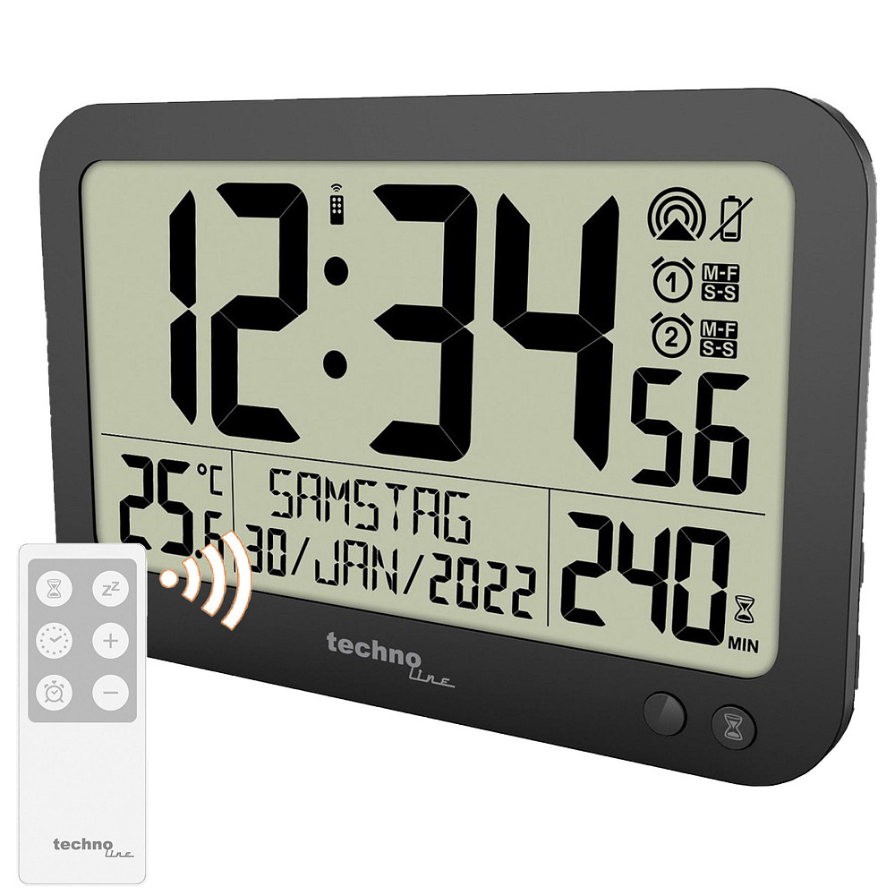 Годинник настінний Technoline WS8026 Black (WS8026) Київ - фото 1