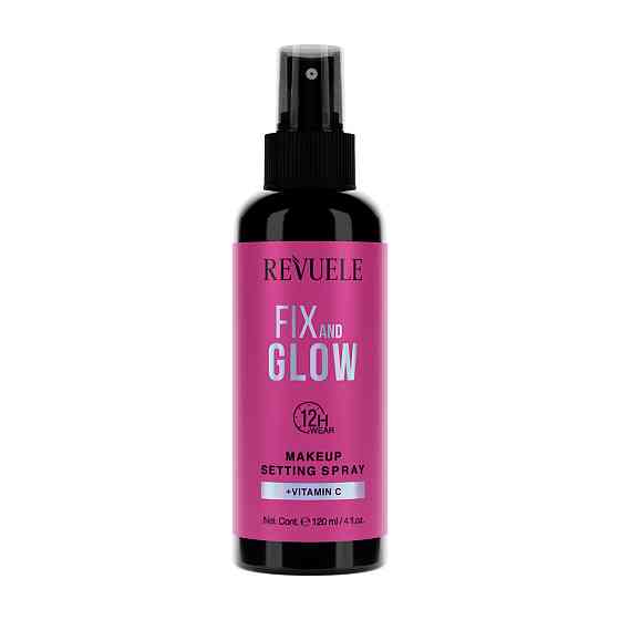 Спрей для фиксации макияжа Makeup Setting Spray Fix & Glow + Vitamin C Revuele 120 мл Киев