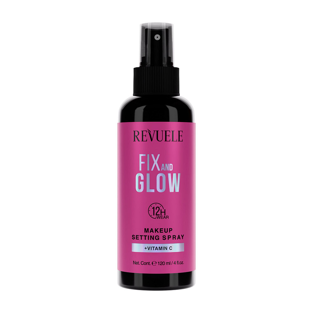 Спрей для фиксации макияжа Makeup Setting Spray Fix & Glow + Vitamin C Revuele 120 мл Киев - изображение 1