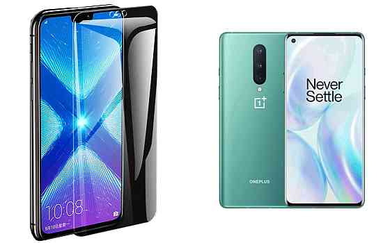 Защитное стекло NeoGlass для OnePlus 8 – ультрапрозрачное и устойчивое Киев