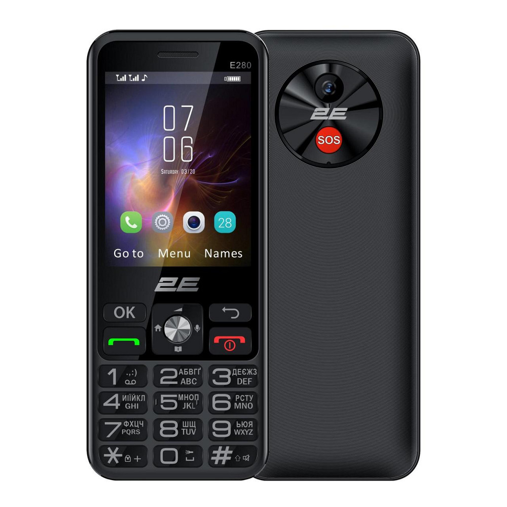 Мобільний телефон 2E E280 2025 Dual Sim Black + батарея (794300868957) ( 26057 ) Харьков - изображение 1
