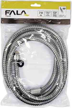 Шланг для душу FALA з нерж. сталевою полірованою гофрою 200см Харків