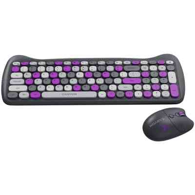Комплект Canyon HSET-W6 Kitty Edition Wireless UA Violet (CNS-HSETW6VT) Винница