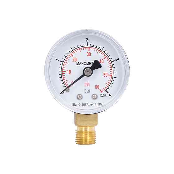 Манометр Thermo Alliance Standart 50 мм 1/4", нижнє під'єднання SD1704B Київ