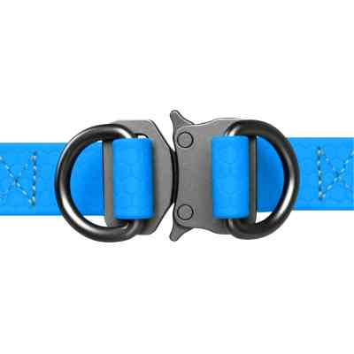 Шлея для собак WAUDOG Waterproof з QR-паспортом 30-39 см блакитна (27632) Вінниця