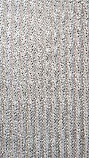 Обои винил на флизелине AdaWall Omega1.06х10 геометрия 3д полосы зигзаг структурные беж серые золото 23206-4 Киев - изображение 1