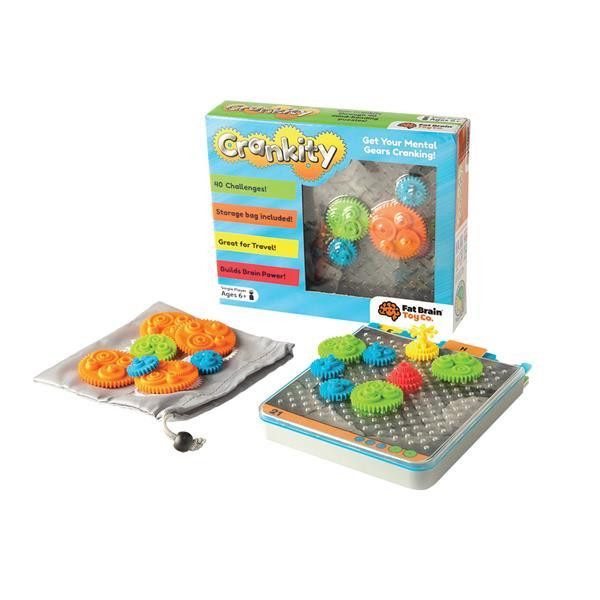Гра-головоломка Fat Brain Toys Crankity Різнокольорові шестерні (FA140-1) Харків - фото 16