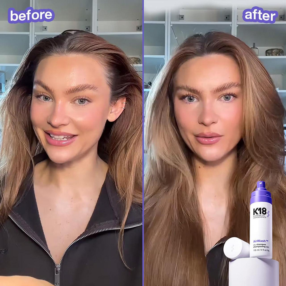 Сухой шампунь K18 AirWash — уменьшает жирность и устраняет запахи / 47 мл Славянск - изображение 2