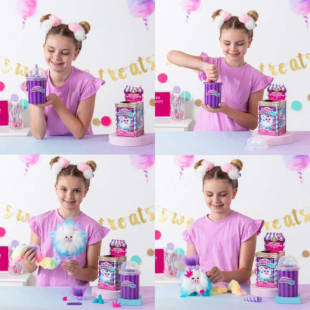 М'яка іграшка-сюрприз Cotton Candykins - Пухнастий улюбленець Дніпро - фото 4