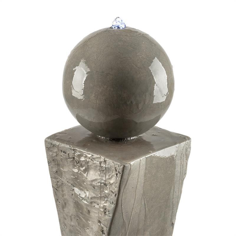 Фонтан Trafalgar Garden 1,5 м светодиодный стекловолоконный цемент, включая 4,5 кг декоративных камней из туфа Ровно - изображение 5