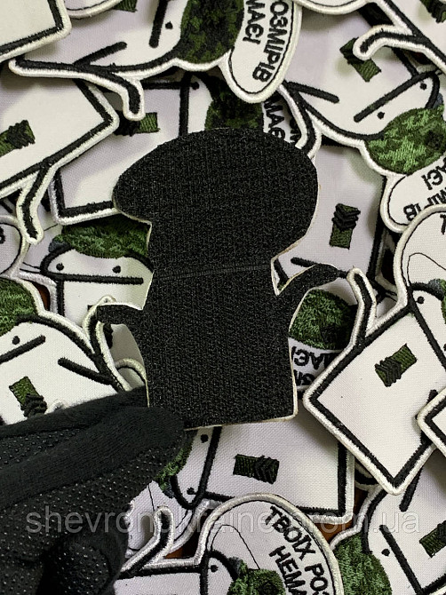 Шеврон Флорк твоїх розмірів немає (Форма контурна. На липучці) Розмір 9x7см Київ - фото 7